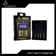 Xtar Vc4 pantalla LCD cargador de batería USB para 18650 26650 batería